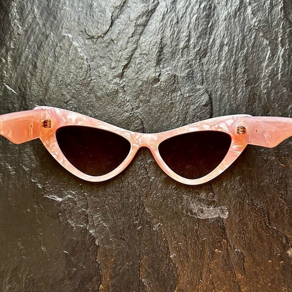 Dolce & Gabbana Madreperla Pink Cat Eye Sunglasses - Picture 4 of 5